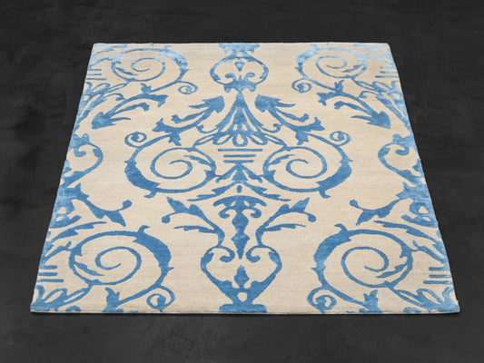 Nepal Boroque Wool And Silk Rug