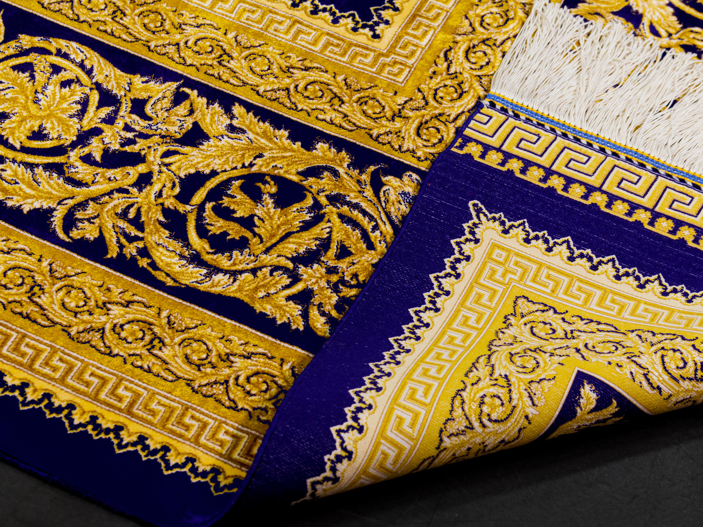 Persian Medallion Fine Silk Rug