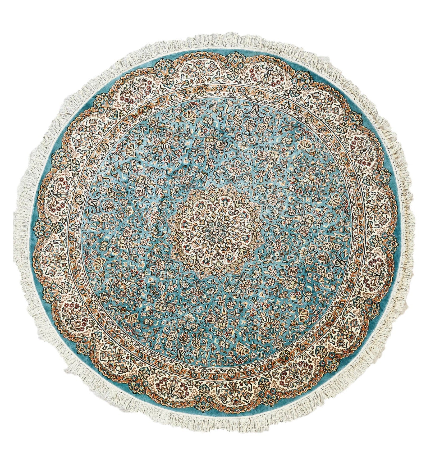 Kashmir round rug
