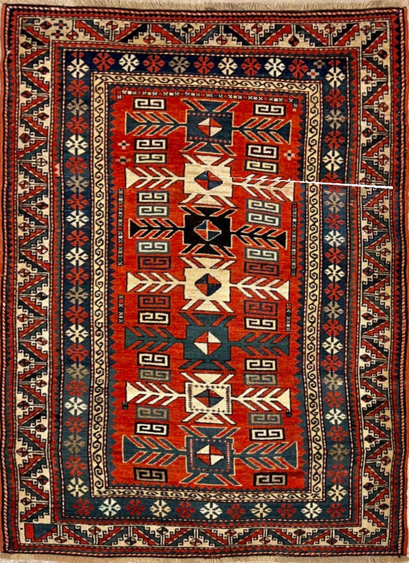 Antique Genje Genuine Fine Armenian Handmade Rug product image #29394132435114