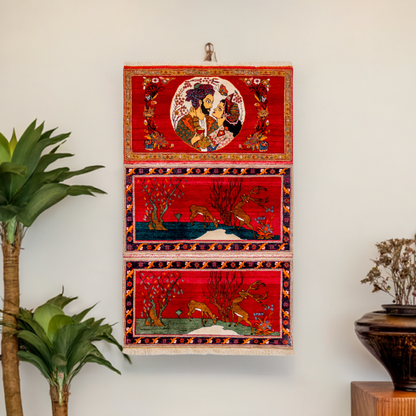 3 Piece Persian Tapestry Wool Set-id10
