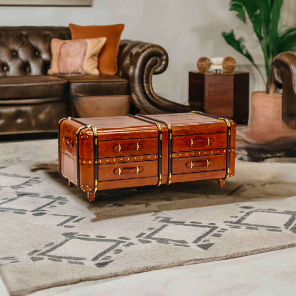 Classic Leather Table Drawer