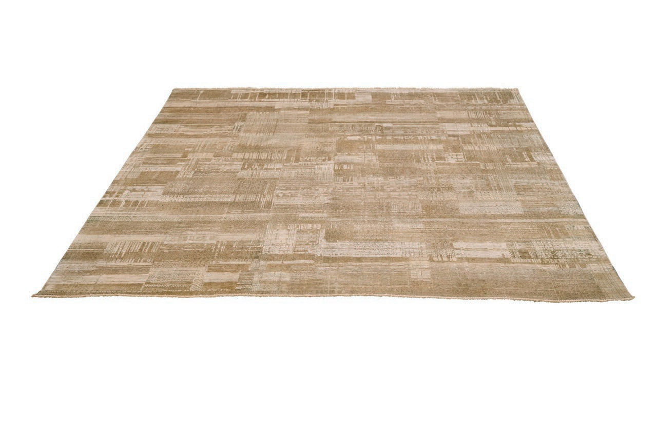 Indian Handmade Wool Abstract Area Rug