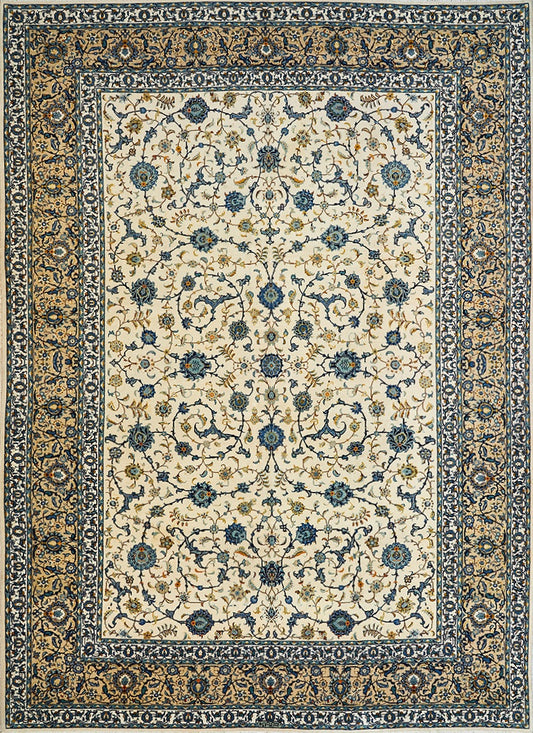 Persian Handmade Kashan Oversized Area Rug featured #7586096152746 