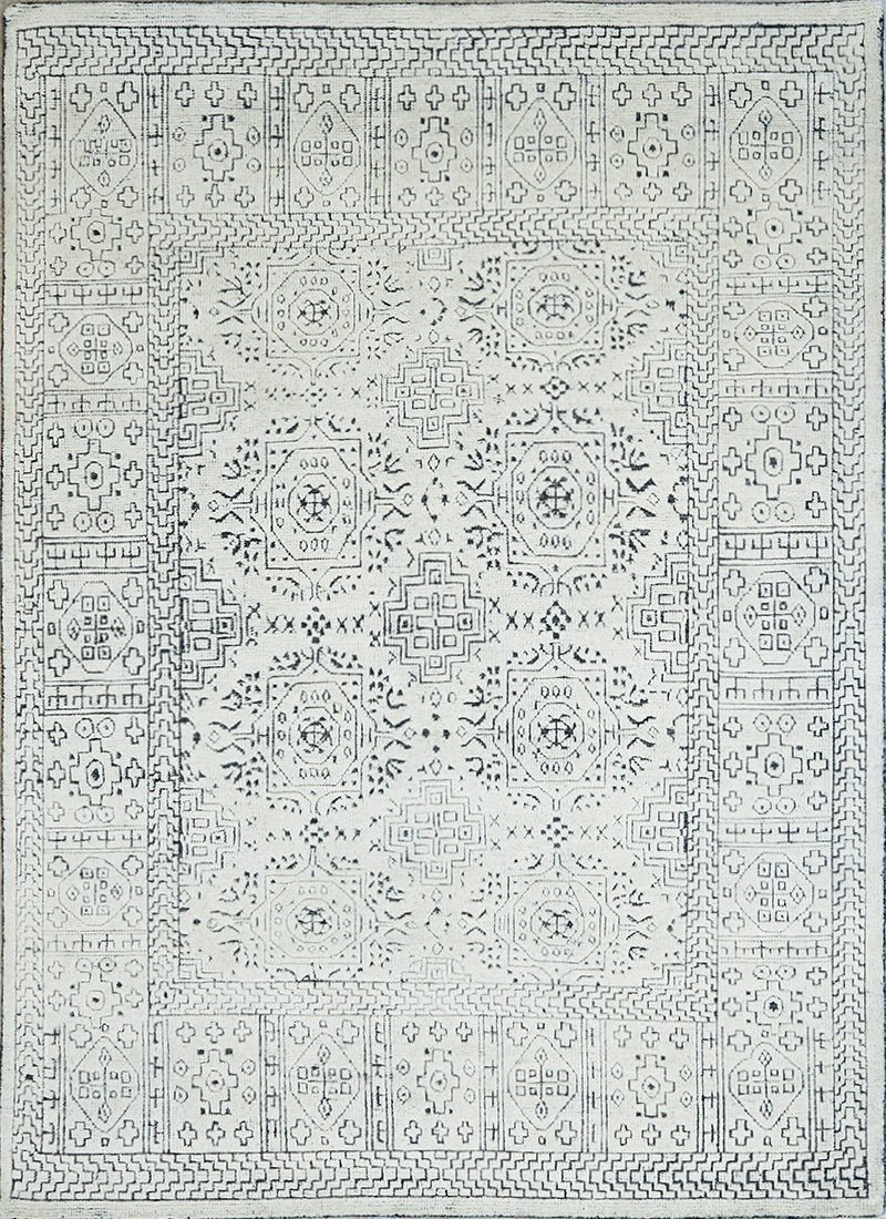 Geometric Handmade Modern Indian Wool Rug product image #29401777471658