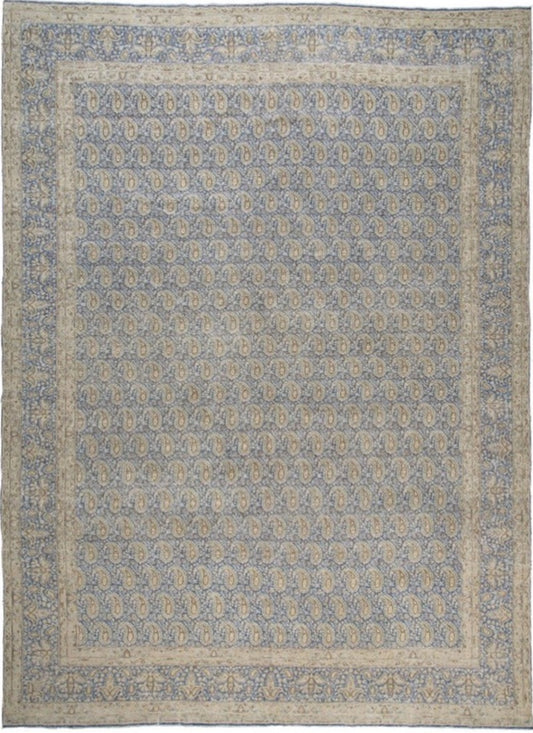 Traditional Persian Paisley Vintage Wool Area Rug