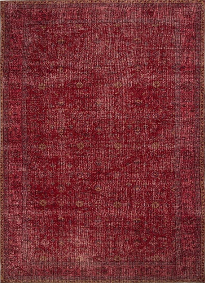 Vintage Wool Handmade Turkish Red Carpet-id1
