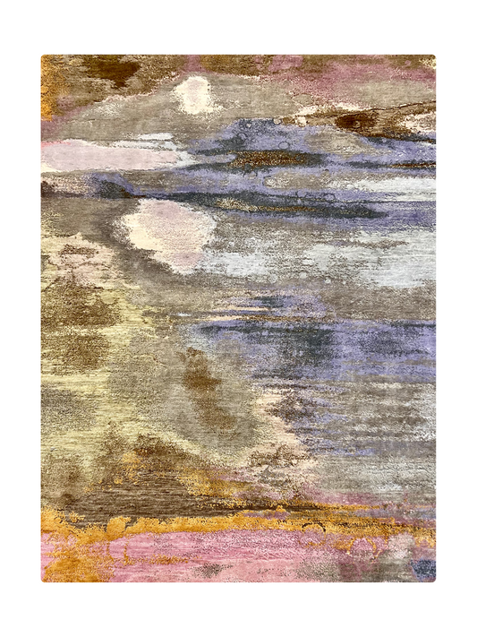 Multi-Color Nepal Model 9x12 Area Rug