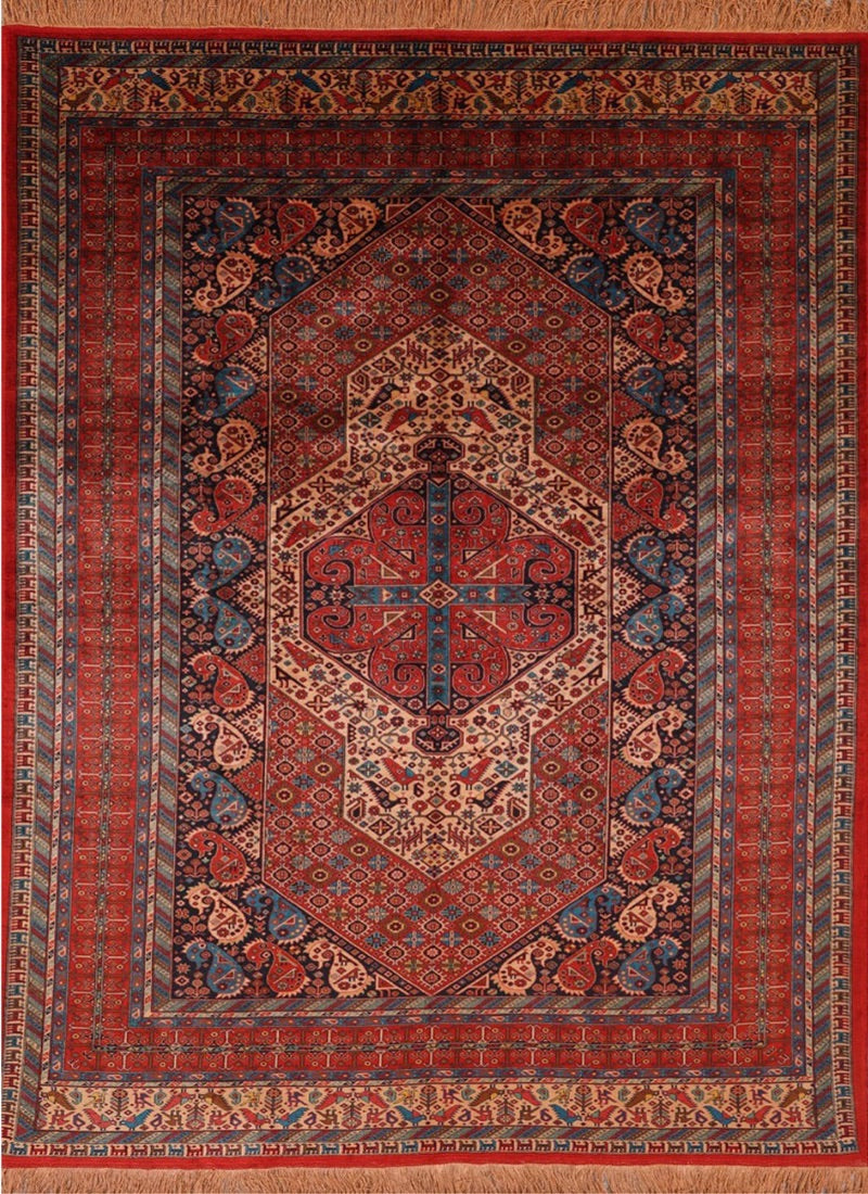 Persian Handmade Pure Silk Turkmen Design product image #29393728733354
