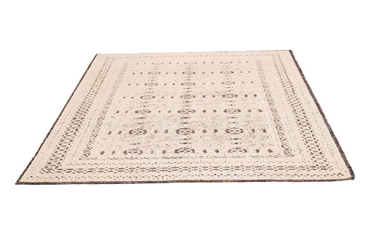 Modern Handmade Wool Indian Area Rug