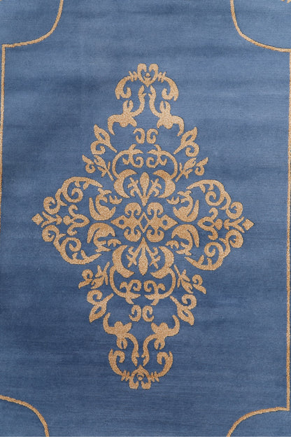 Modern Fine Handmade Nepal Wool And Silk Carpet-id6
