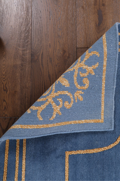 Modern Fine Handmade Nepal Wool And Silk Carpet-id8
