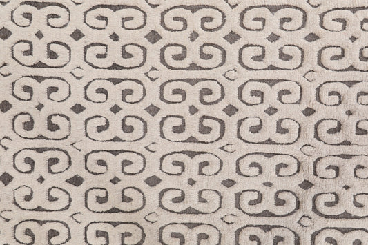 659 - Indian Handmade With A Moroccan Design Modern Rug