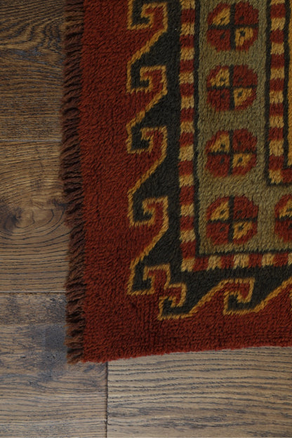 One Of A Kind Antique Wool Area Rug-id9
