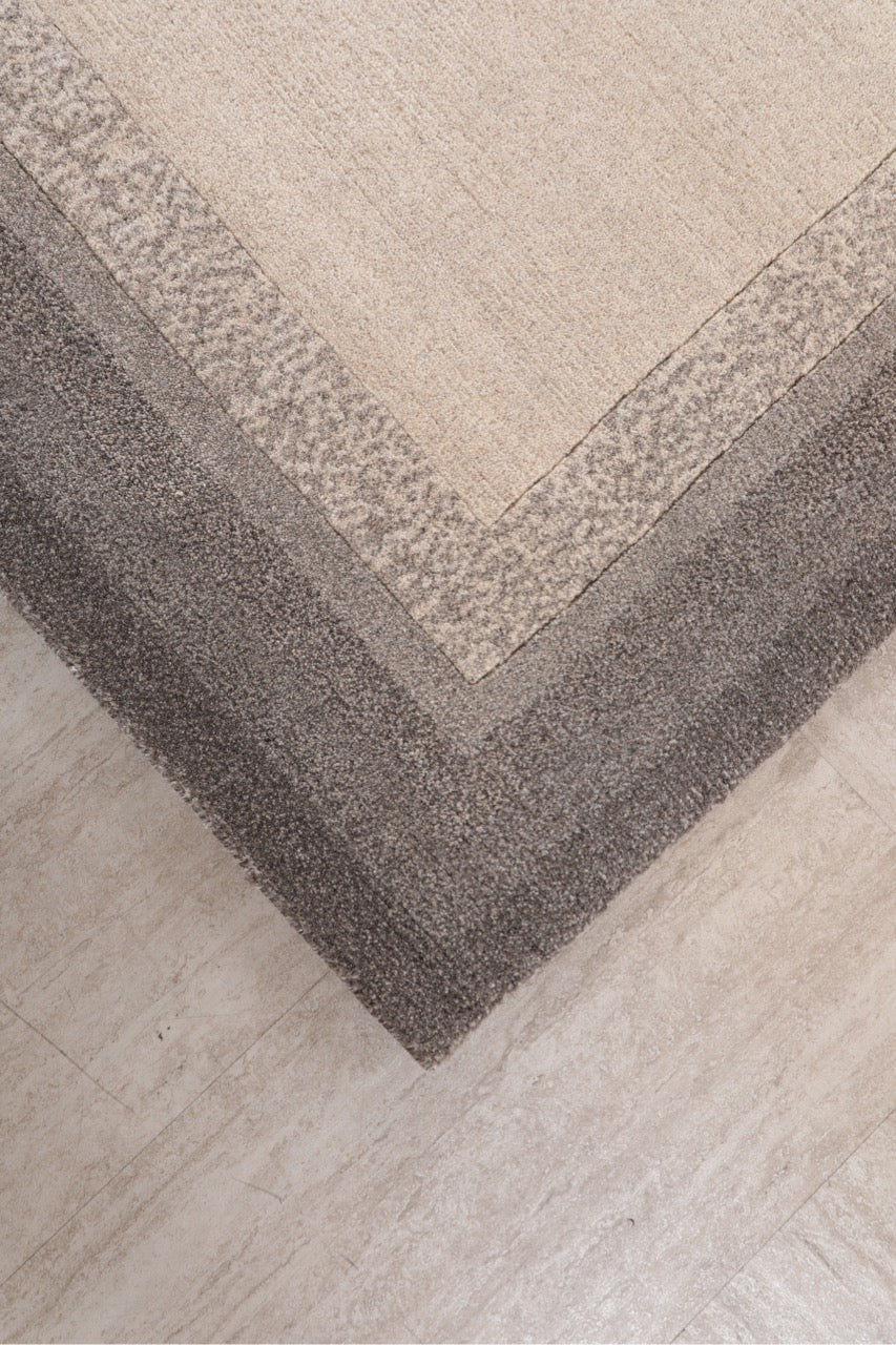 Indian Modern Handmade Wool Area Rug