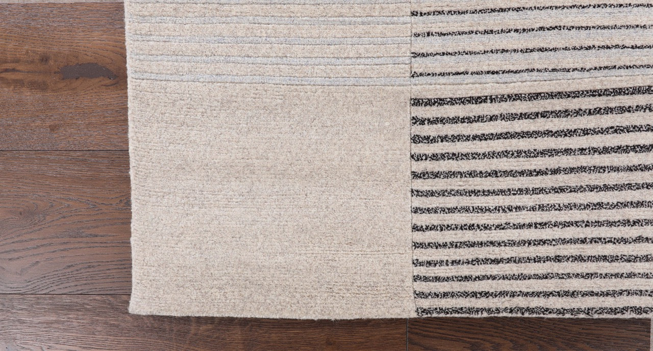 Modern Wool Multicolor Handmade Area Rug