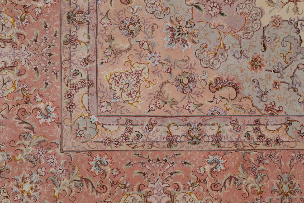 One Of A Kind Fine Persian Oversized Wool Medallion Rug