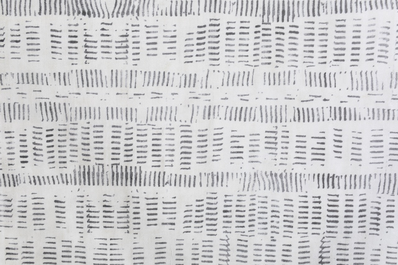 Hand Tufted Indian Modern Abstract Pattern Grey Ivory Area Rug