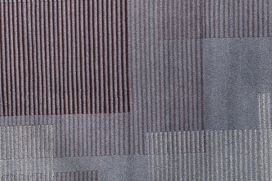 874 - Indian Handmade Contemporary Wool Area Rug