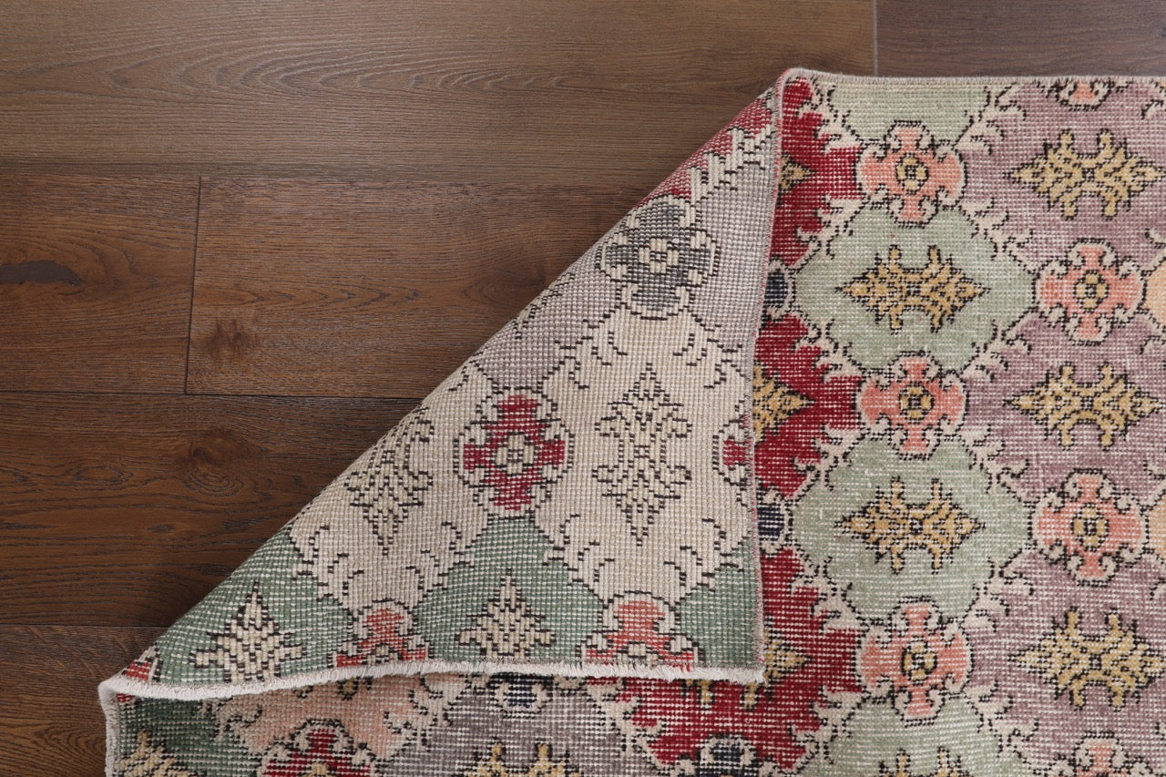 634 - Fine Unique Handmade Wool Runner Carpet