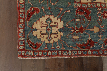 Fine-Handmade Oversized Wool Persian Heriz Rug-id8
