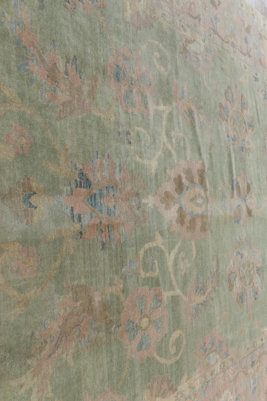 Handmade Fine Egyptian Floral Wool Carpet