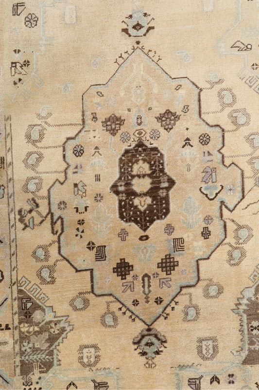 974 - Handmade Vintage Turkish Wool Rug