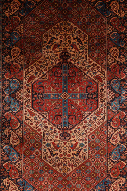 Persian Handmade Pure Silk Turkmen Design-id8
