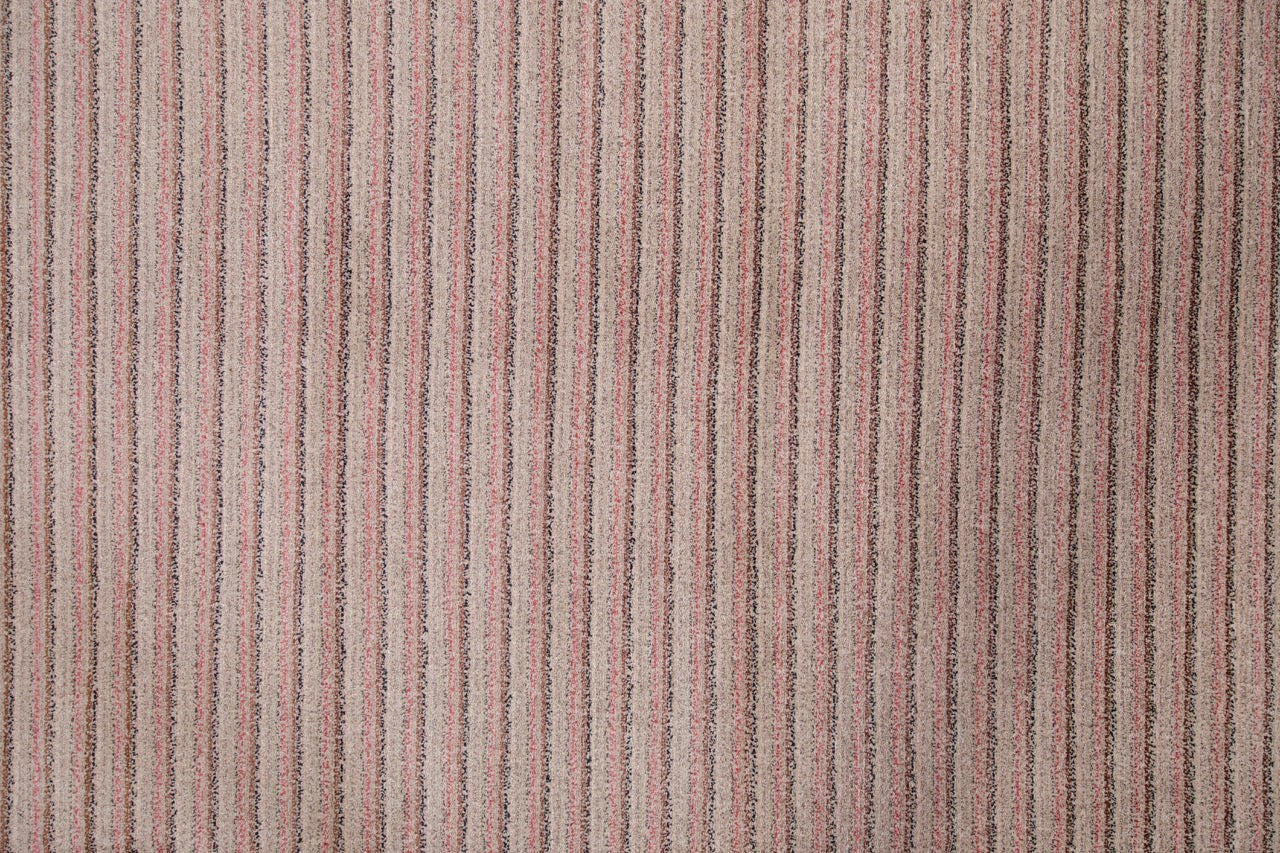 Modern Handmade Wool And Silk Multicolor Nepali Area Rug