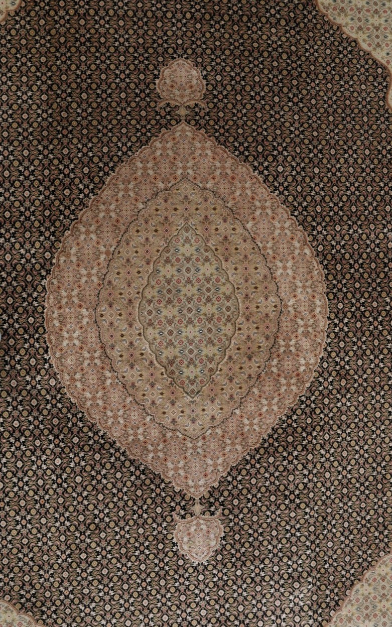 Original Fine Handmade Wool And Silk Rug with Herati Design product image #27811893215402