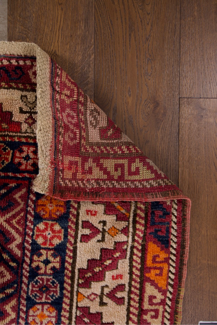 Real Armenian Antique Wool Rug