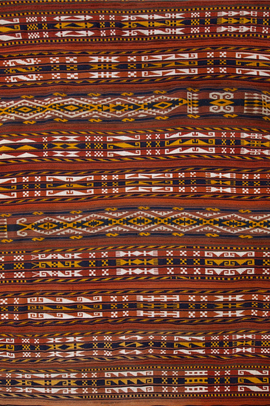 Russian Handmade Antique Traditional Rug