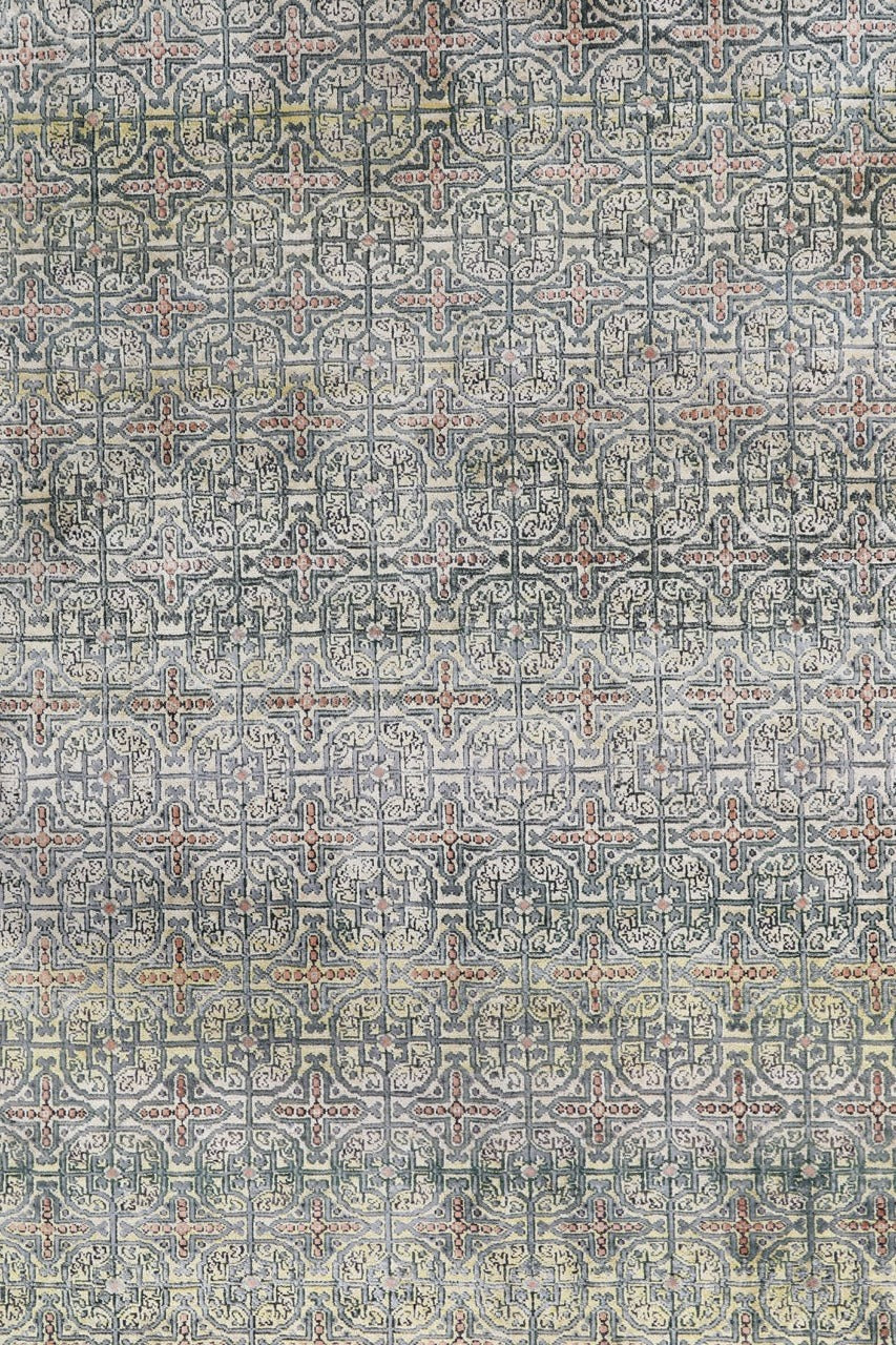 Pure Silk Very Fine Area Rug With An Antique Khotan Design product image #27615664275626
