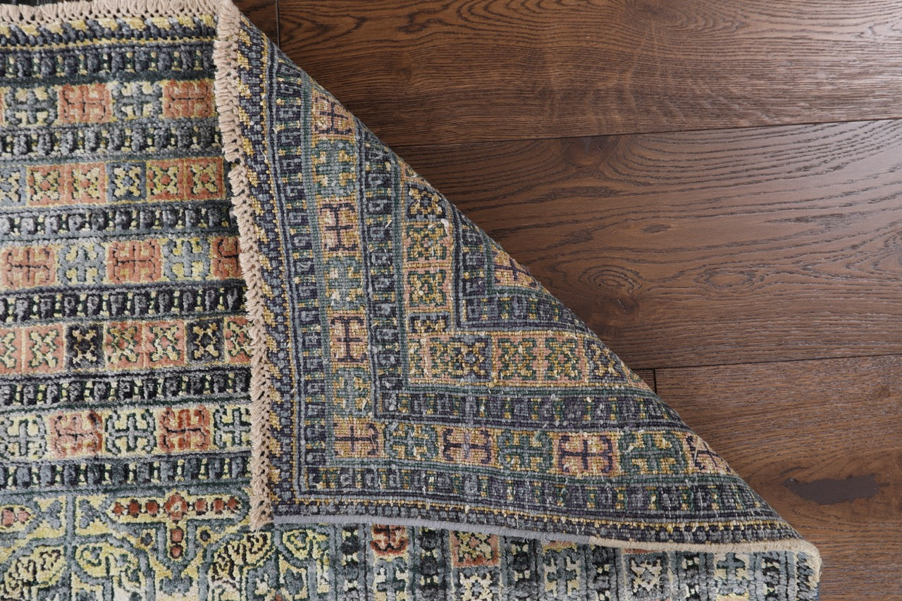 Pure Silk Very Fine Area Rug With An Antique Khotan Design
