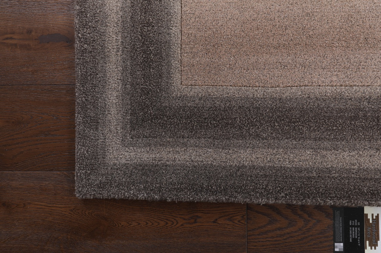 869 - Indian Modern Handmade Wool Area Rug