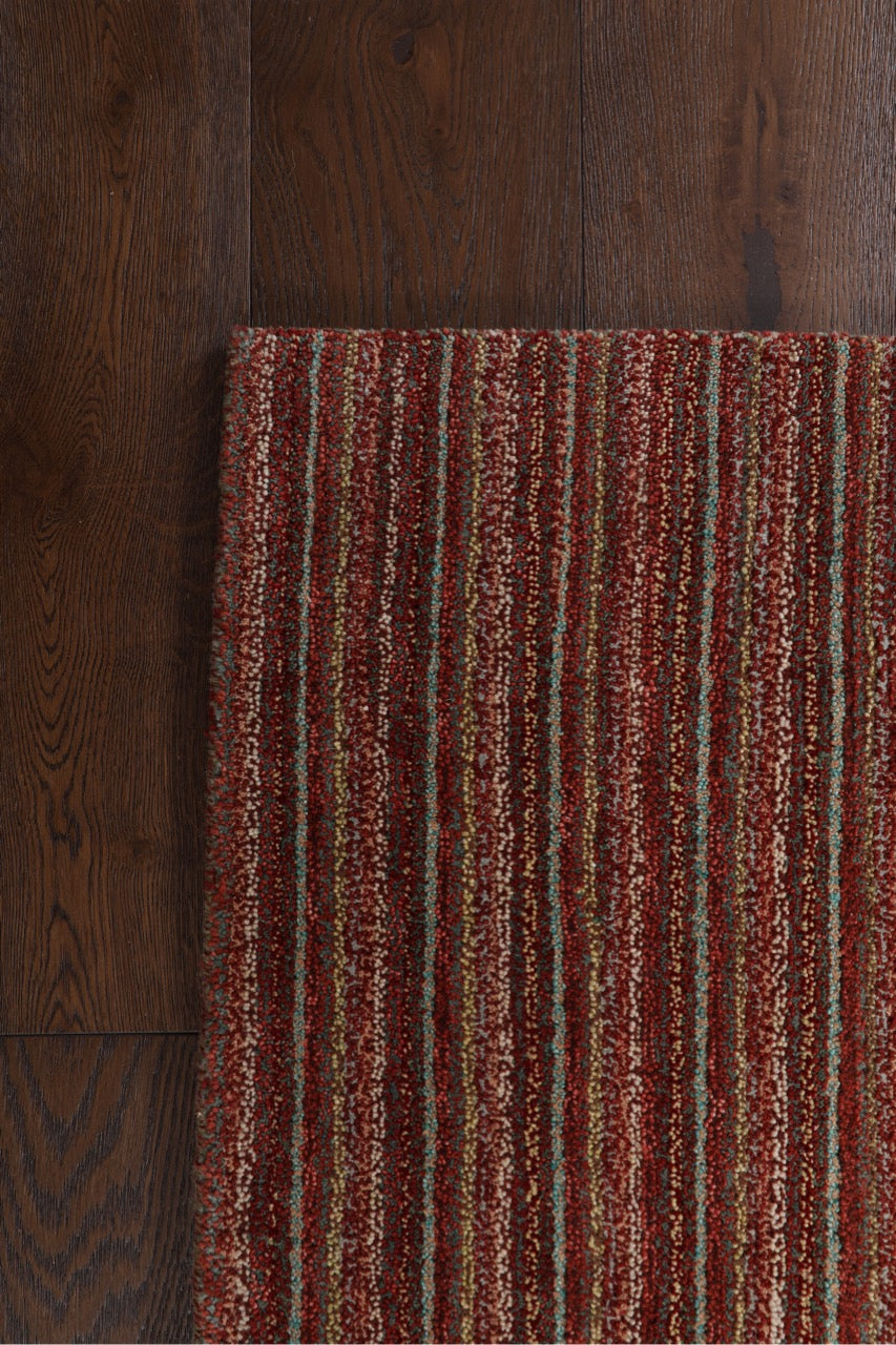 Handmade Modern Multicolor Wool Rug