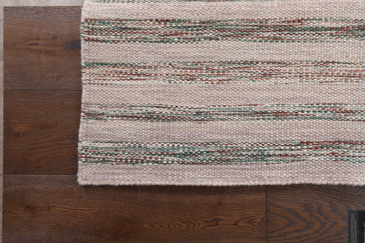 Handmade Modern Wool Multicolor Kilim