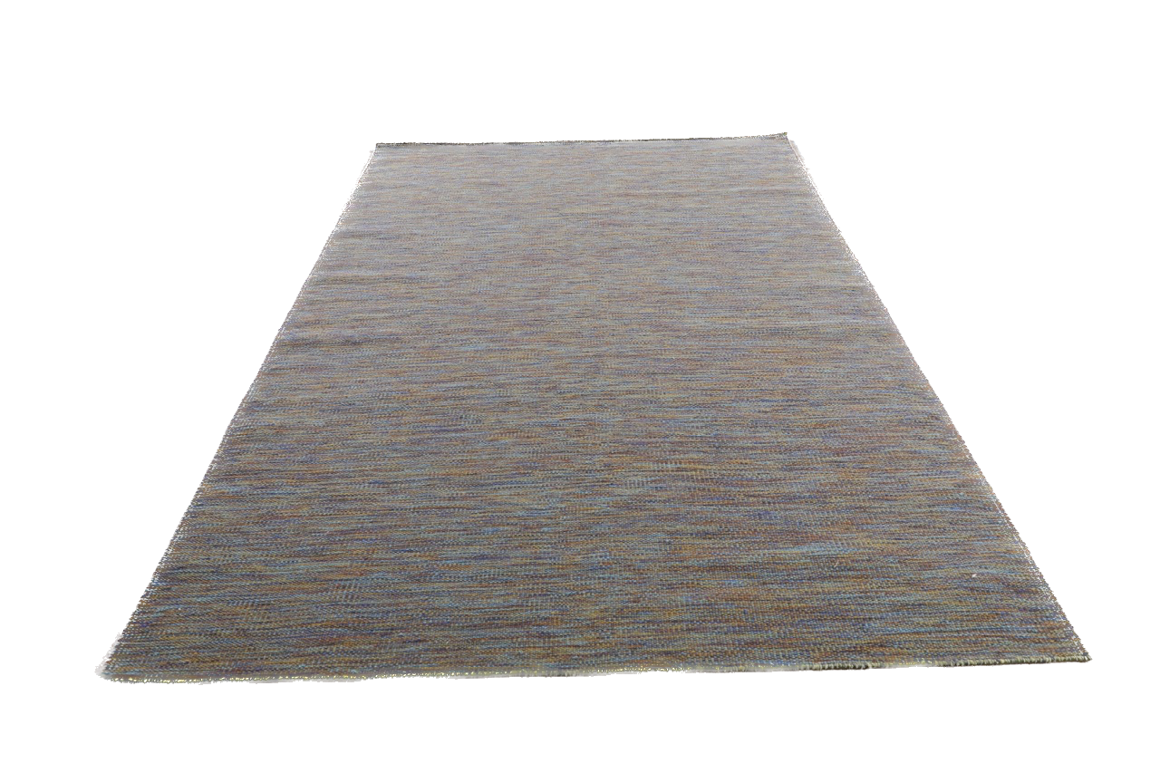 Flat Weave Handmade Modern Nepal Multicolor Kilim