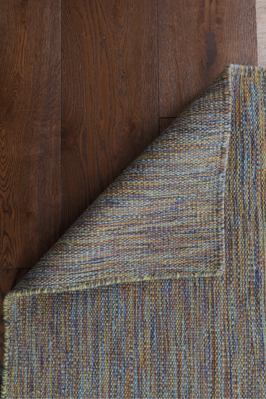 Flat Weave Handmade Modern Nepal  Multicolor Kilim