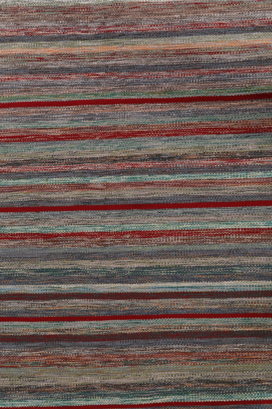 Flat Weave Handmade Modern Multicolor Kilim