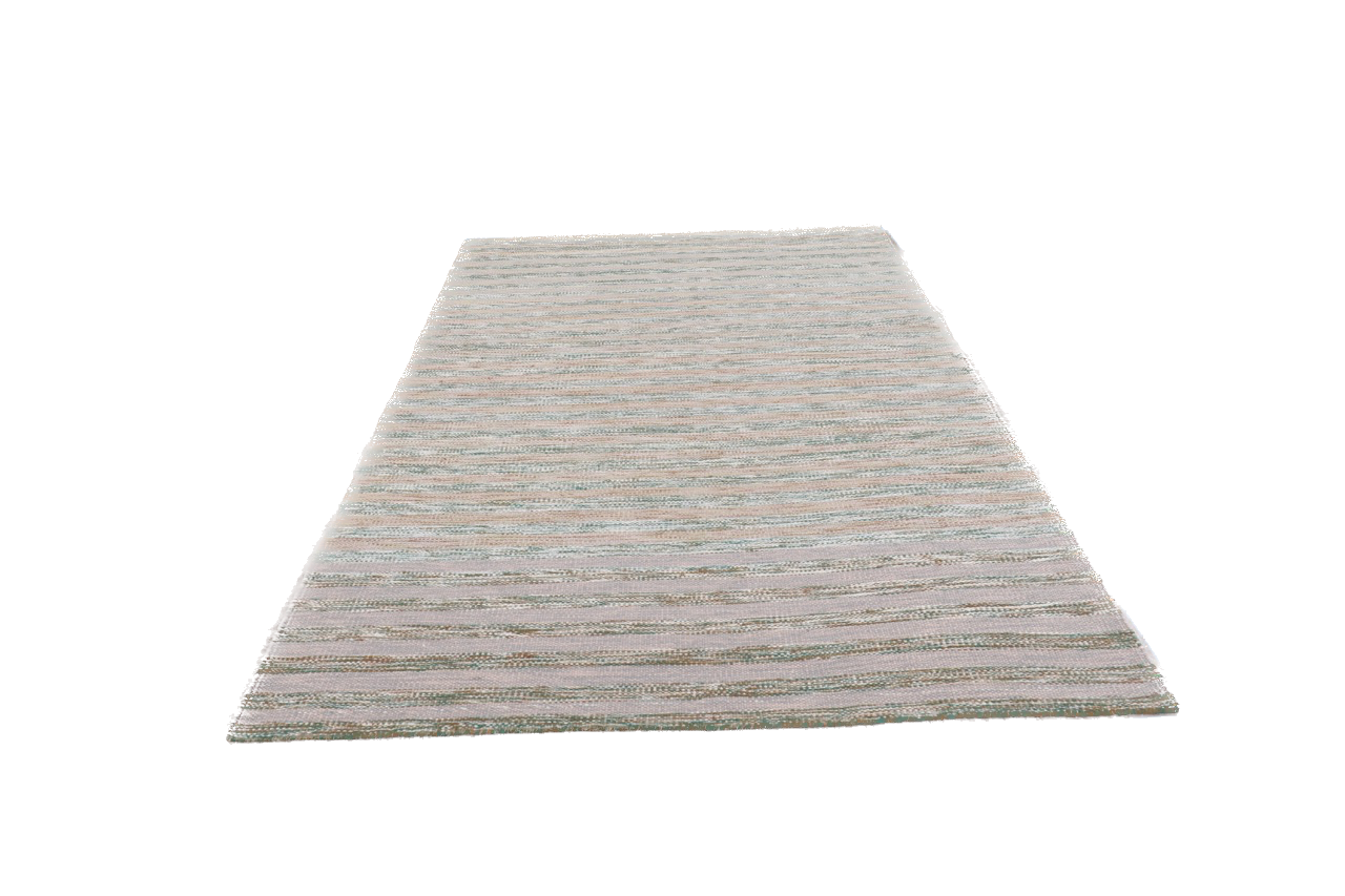 Flat Weave Handmade Modern Striped Multicolor Kilim