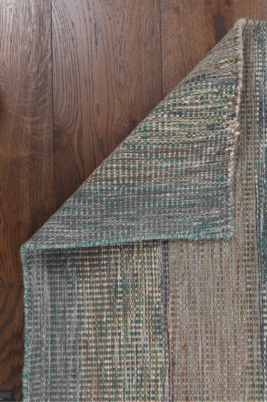 668 - Handmade Modern Multicolor Wool kilim