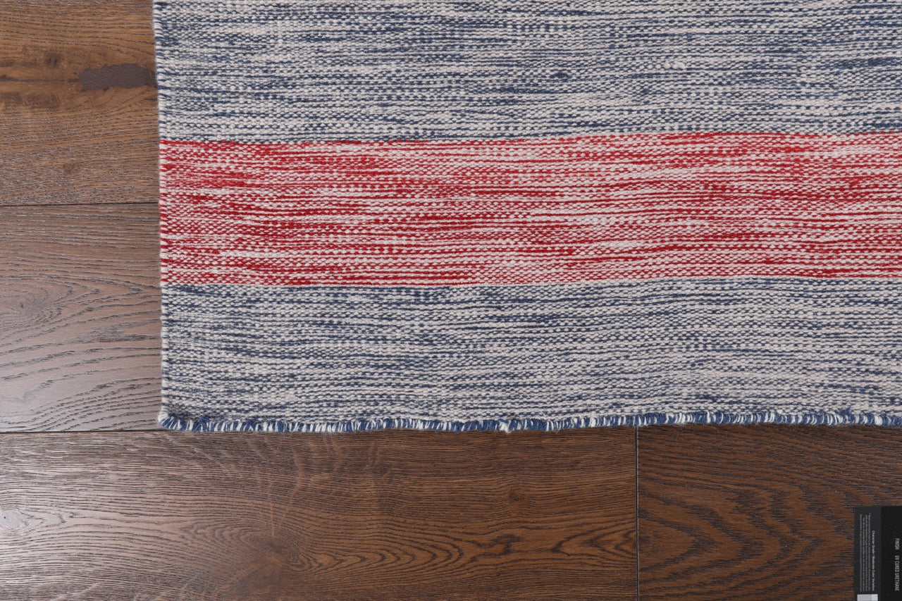Modern Nepal Wool Stripped Kilim