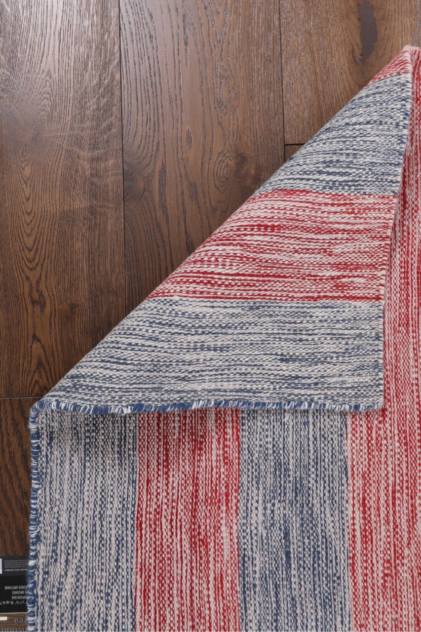Modern Nepal Wool Stripped Kilim