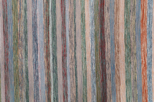 Modern Handmade Wool Multicolor Nepali Kilim