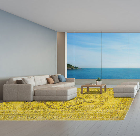 Vintage Handmade High Quality Wool Turkish Area Rug