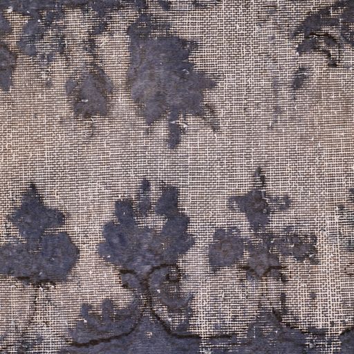 Persian Kerman With a Vintage Design Wool Rug