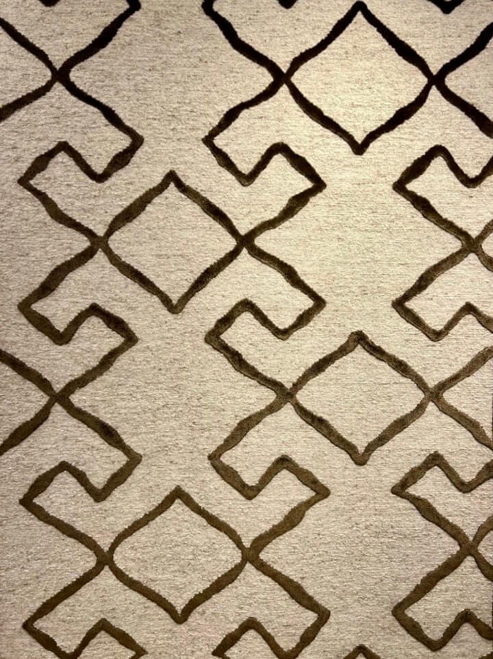 Modern Wool And Silk Indo Handmade Carpet product image #27556590420138