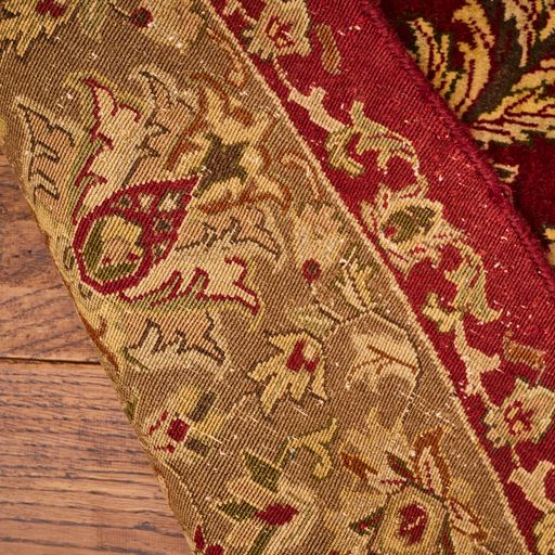 Traditional Wool Floral Indian Round Rug