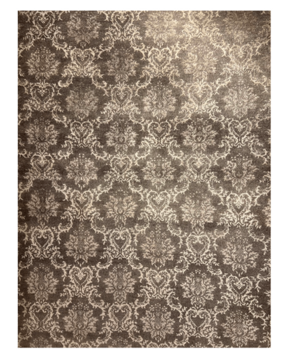 India Hand-Knotted 14/14 Wool And Silk Fine Area Rug-id2
